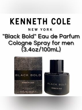 Kenneth Cole - “Black Bold” Eau de Parfum Spray for men (3.4oz/100mL) - NEW